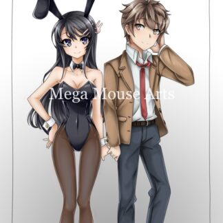 Anime - Bunny Girl Senpai - Azusagawa Sakuta & Sakurajima Mai