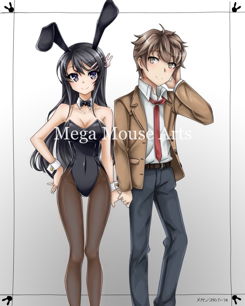 Anime – Bunny Girl Senpai – Azusagawa Sakuta & Sakurajima Mai – Welcome to  MegaMouseArts!