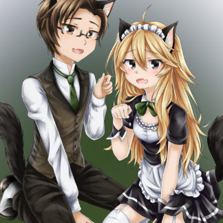 Original Character - Alex & Jeremy Nekomimi Maid and Butler