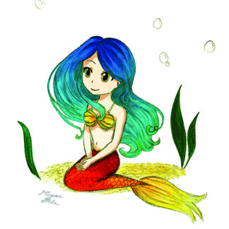 Mermaid - Rainbow Mermaid