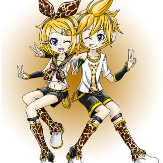 Kagamine Rin and Len - Giraffe