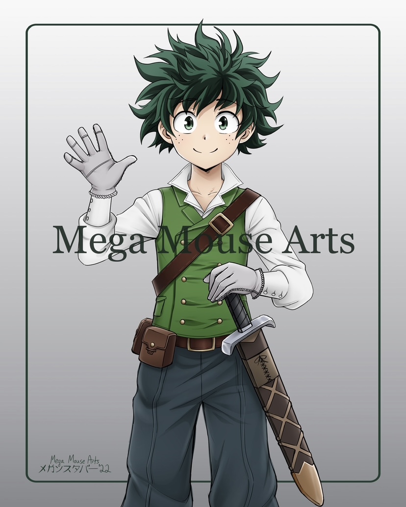 Anime – Boku No Hero Academia – Midoriya (Fantasy Version) – Welcome to  MegaMouseArts!