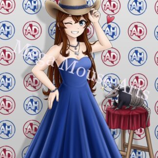 Original Character - Annie and Armadillo Red Carpet